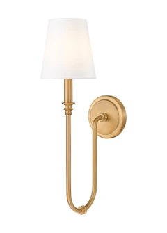 Jisele One Light Wall Sconce in Rubbed Brass (224|4505-1S-RB)