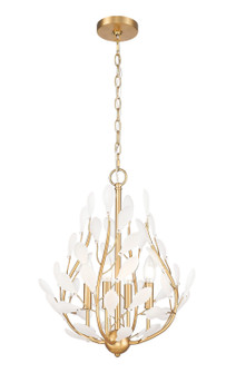 Claudine Four Light Chandelier in Modern Gold (224|353-18MGLD)