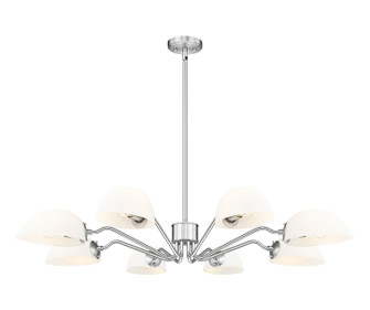 Breton Eight Light Chandelier in Brushed Nickel (224|3048-8BN)