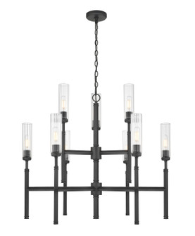 Esme Nine Light Chandelier in Matte Black (224|3047-9MB)