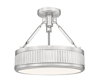 Quinn LED Semi Flush Mount in Satin Nickel (224|3046SF15-SN-LED)