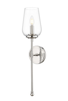 Dominique One Light Wall Sconce in Polished Nickel (224|2012-1S-PN)
