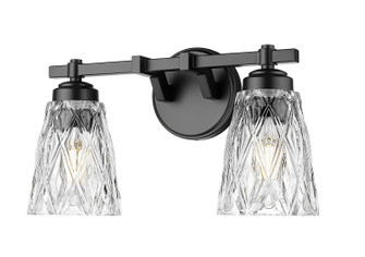 Andree Two Light Vanity in Matte Black (224|1960-2V-MB)