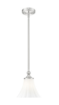 Fleur One Light Pendant in Brushed Nickel (224|1958P8-BN)