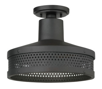 Abalone Point One Light Outdoor Flush Mount in Sand Coal (7|73312-66)