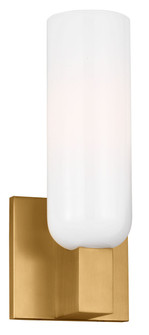 Maroux One Light Bath in Burnished Brass | Burnished Brass (454|LXW1101BBS)