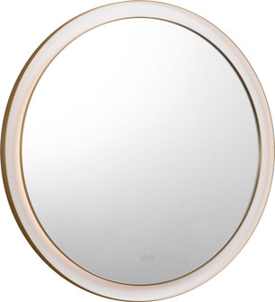 Chopin LED Mirror in Burnished Brass/Burnished Brass (454|KSMRIL105BBS)