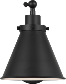 Wellfleet One Light Wall Sconce in Midnight Black/Midnight Black (454|CW1121MBK)