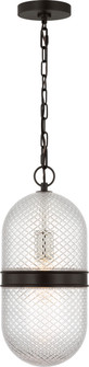 Lucinda One Light Pendant in Aged Iroged Iron (454|AP1291AI)