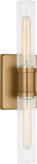 Keaton Two Light Vanity in Satin Brass | Satin Brass (454|4565002CC-848)