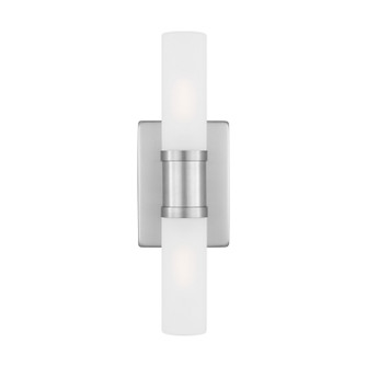 Keaton Two Light Vanity in Brushed Nickel/Brushed Nickel (454|4465002CF-962)