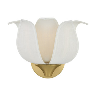 Elsie One Light Wall Sconce in Warm Brass (51|9-7164-1-322)