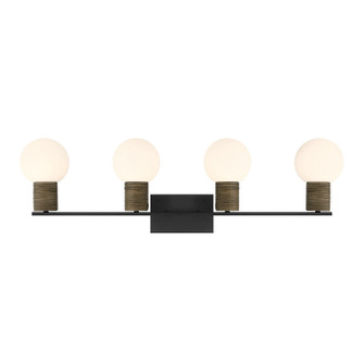 Jarrell Four Light Bathroom Vanity in Matte Black (51|8-4081-4-BK)
