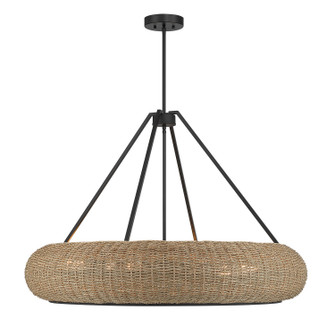 Gaia Six Light Pendant in Matte Black (51|7-8301-6-89)