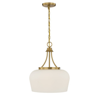 Octave Three Light Pendant in Warm Brass (51|7-6034-3-322)