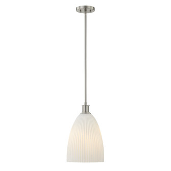 Baldwin One Light Pendant in Satin Nickel (51|7-1244-1-SN)