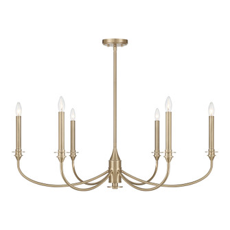 Coventry Six Light Chandelier in Noble Brass (51|1-1500-6-127)