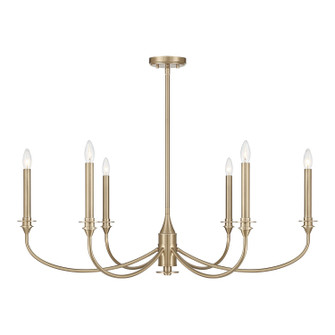 Coventry Six Light Chandelier in Noble Brass (51|1-1500-6-127)