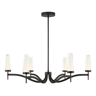 Butler LED Chandelier in Mediterranean Bronze (51|1-1464-6-15)