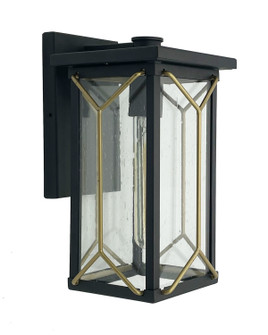 Hillside Manor One Light Outdoor Wall Mount in Sand Coal And Mystic Gold (7|72802-727)