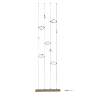 Gatsby Gatsby 5-Light Floor to Ceiling Plug-In LED Lamp in Bronze (39|289470-LED-STND-05-CR)