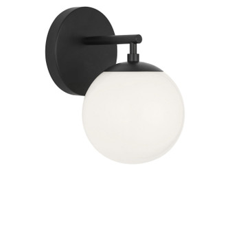 Nube One Light Vanity in Midnight Black (1|GLV1831MBK)