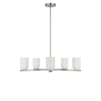 Neblina Five Light Chandelier in Brushed Nickel (1|GLC1935BN)