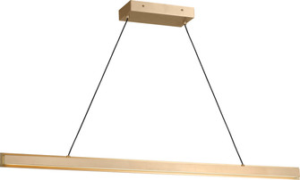 Aro Linear Chandelier in Satin Brass (1|GLC1911SB)