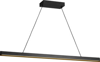 Aro Linear Chandelier in Midnight Black (1|GLC1911MBK)