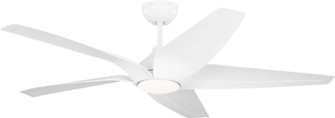 Dellwood 56'' Ceiling Fan in Matte White (1|5DLWCSM56RZWD)