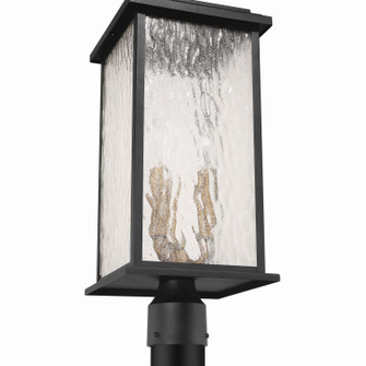 Estate Three Light Outdoor Post Mount in Black, Brass (78|AC9273BK)