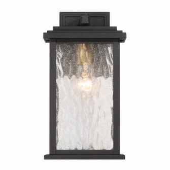 Estate One Light Outdoor Wall Sconce in Black, Brass (78|AC9270BK)