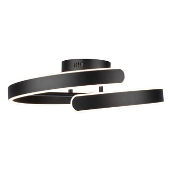 Sirius LED Semi-Flush Mount in Black (78|AC7618BK)