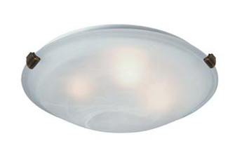 Clip Flush Three Light Flush Mount in Brunito (78|AC2352SPBU)