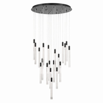Celine LED Chandelier in Brass (78|AC12140BK)