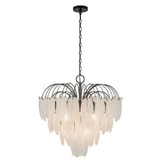 Alessia Ten Light Chandelier in Black (78|AC11781BK)