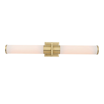 Positano Two Light Bathroom Vanity in Satin Brass (78|AC11773WB)