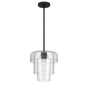 Velique One Light Pendant in Dark Matte Black (7|19615-899)