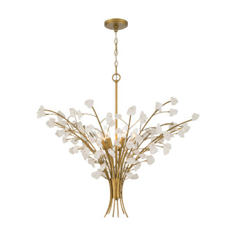 Ramus Eight Light Chandelier in Painted Legacy Brass (7|13956-870)