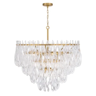 Glassara 15 Light Pendant in Legacy Brass (29|N3129-732)