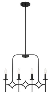 Muncie Four Light Island Pendant in Coal (7|5037-66A)