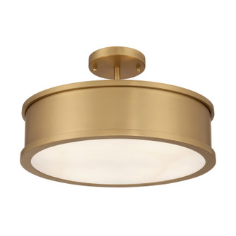 Wynn Four Light Semi-Flush Mount in Legacy Brass (29|N2354-732)