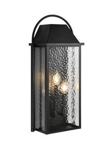 DEW Three Light Outdoor Lantern in Matte Black (423|E22003MB)