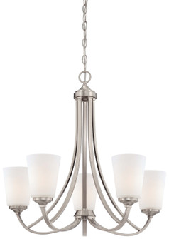 Overland Park Five Light Chandelier in Brushed Nickel (7|4965-84)