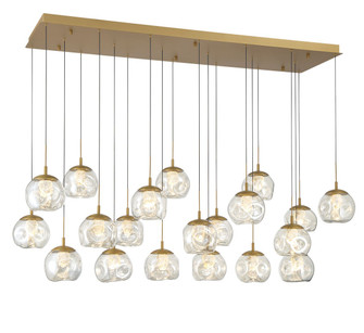 Camerino LED Chandelier in Painted antique brass (541|12447-030)