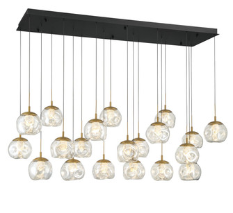 Camerino LED Chandelier in Matte black (541|12447-02)