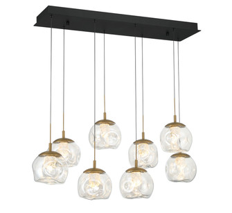 Camerino LED Chandelier in Matte black (541|12445-02)