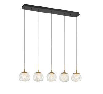 Camerino LED Chandelier in Matte black (541|12444-02)