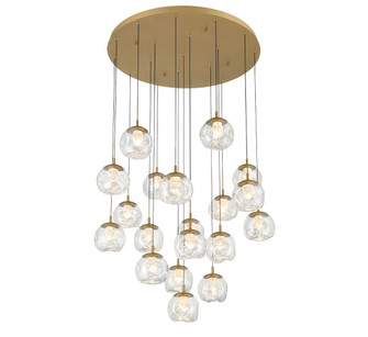 Camerino LED Chandelier in Painted antique brass (541|12442-030)