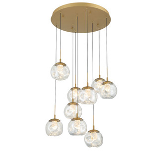 Camerino LED Chandelier in Painted antique brass (541|12441-030)